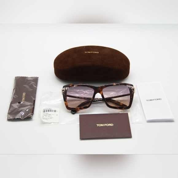 NEW TOM FORD TF849 55B WOMEN SUNGLASSES TOM FORD  LEAH FT849/S 55B - Picture 11 of 11